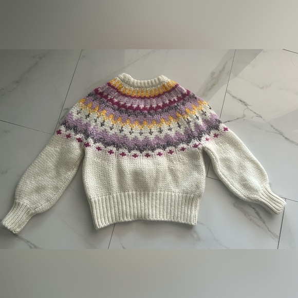 Sezane Multicolor Patterned Sweater - Picture 8 of 13